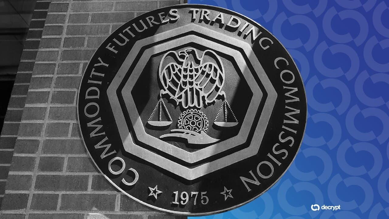 CFTC-ის ლოგო და ფინანსური გრაფიკები