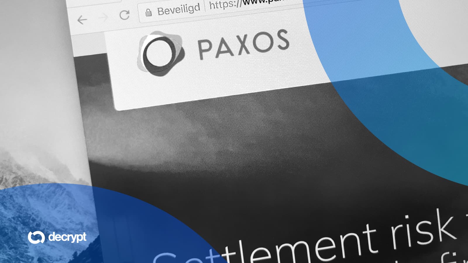 Paxos-ის ლოგო და ფინანსური გრაფიკები