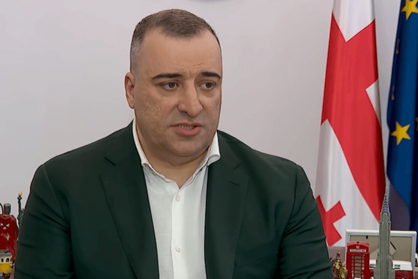 რატი იონათამიშვილი პარლამენტში საუბრისას