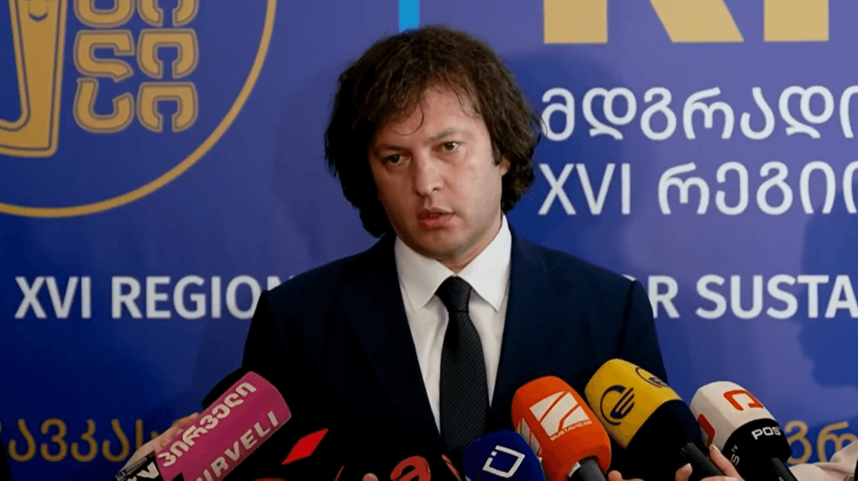 ირაკლი კობახიძე პრესკონფერენციის დროს