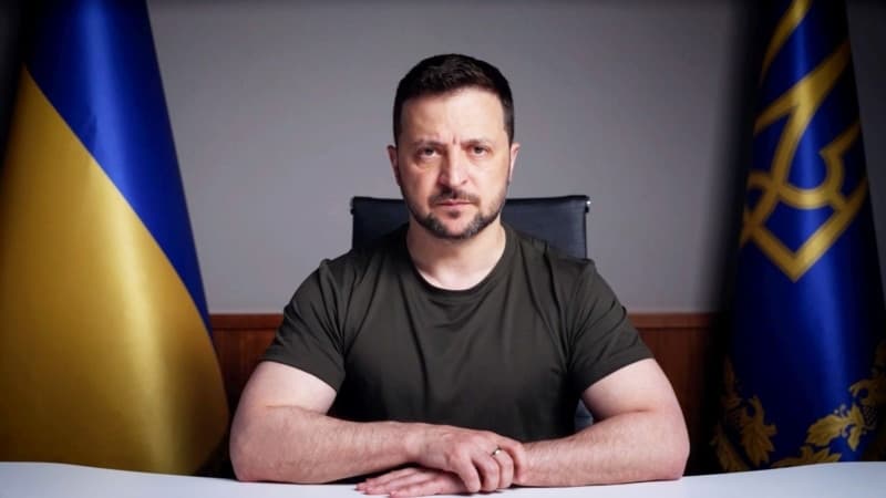 ვოლოდიმირ ზელენსკი და ვლადიმირ პუტინი