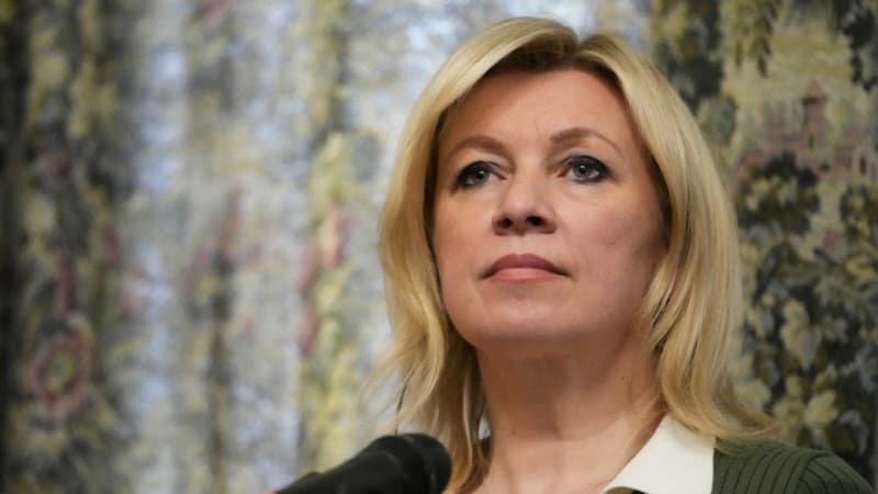 მარია ზახაროვა პრესკონფერენციაზე