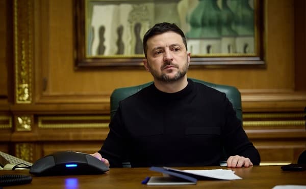 ვოლოდიმირ ზელენსკი პრესკონფერენციაზე