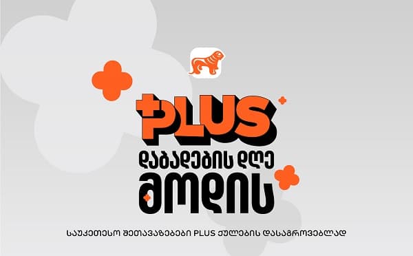 საქართველოს ბანკის PLUS ბარათი და შოპინგი