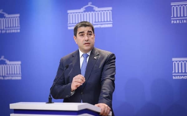 შალვა პაპუაშვილი საუბრისას