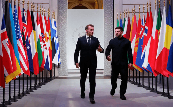 ემანუელ მაკრონი საერთაშორისო შეხვედრაზე