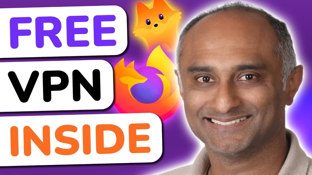 Firefox-ის ლოგო და ციფრული დაცვის კონცეფცია