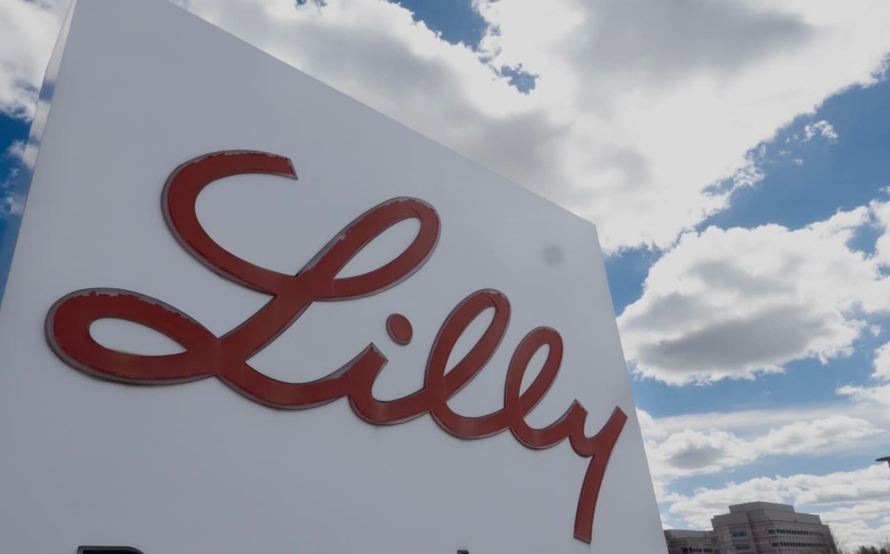 Eli Lilly-ის კორპორატიული ოფისი და საფონდო ბირჟის გრაფიკები