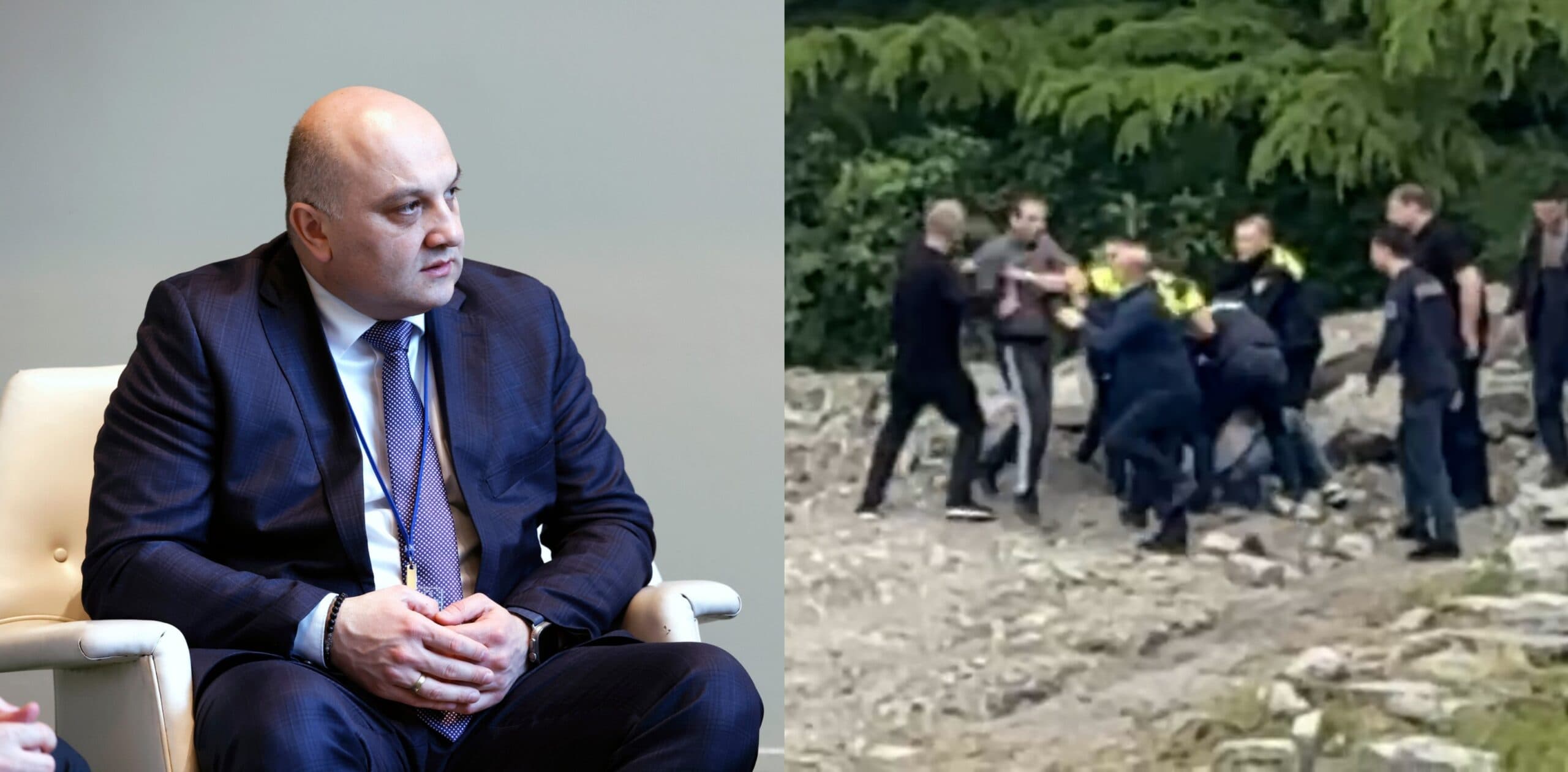 პოლიციელთა დაკავების პროცესი და გორის ინციდენტი
