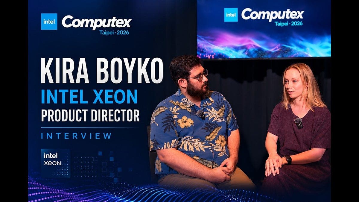 Intel-ის სტენდი Computex 2026-ზე