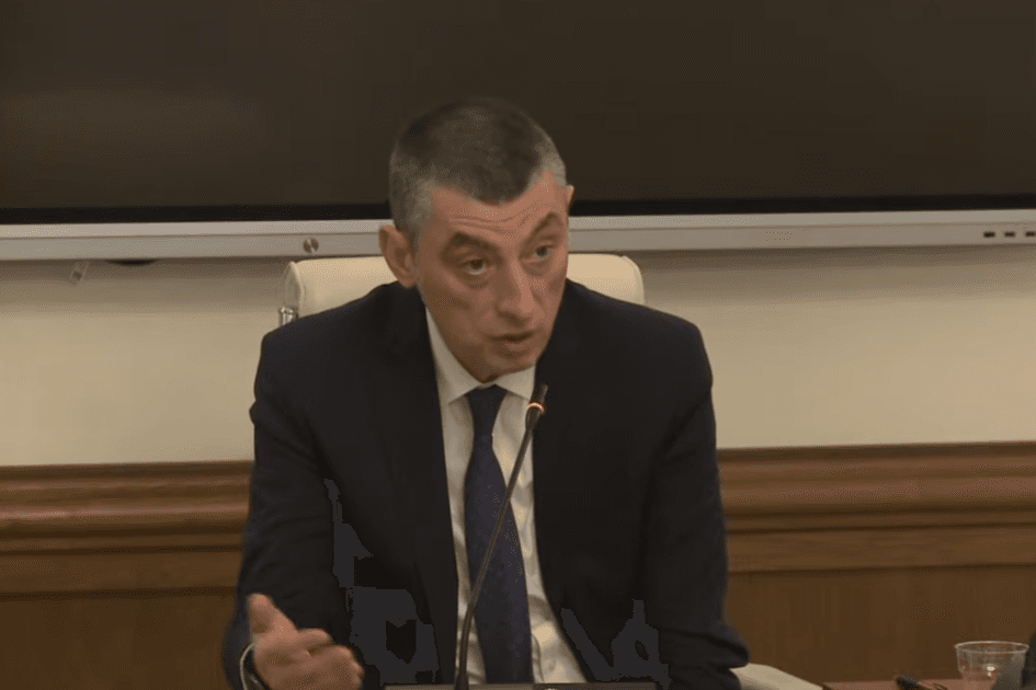 გიორგი გახარია პრესკონფერენციაზე