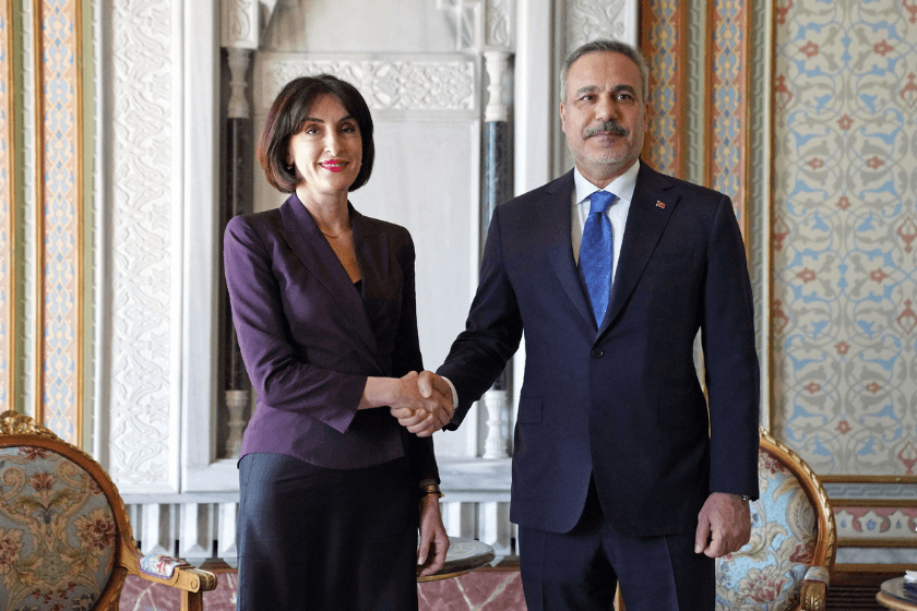 მაკა ბოჭორიშვილი და ჰაკან ფიდანი შეხვედრისას