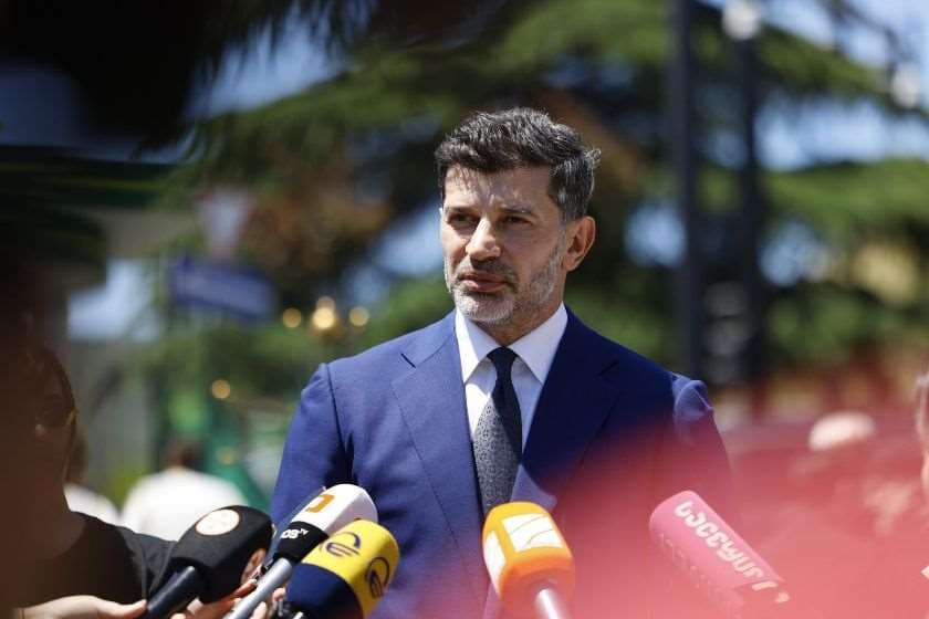 კახა კალაძე პრესკონფერენციის დროს