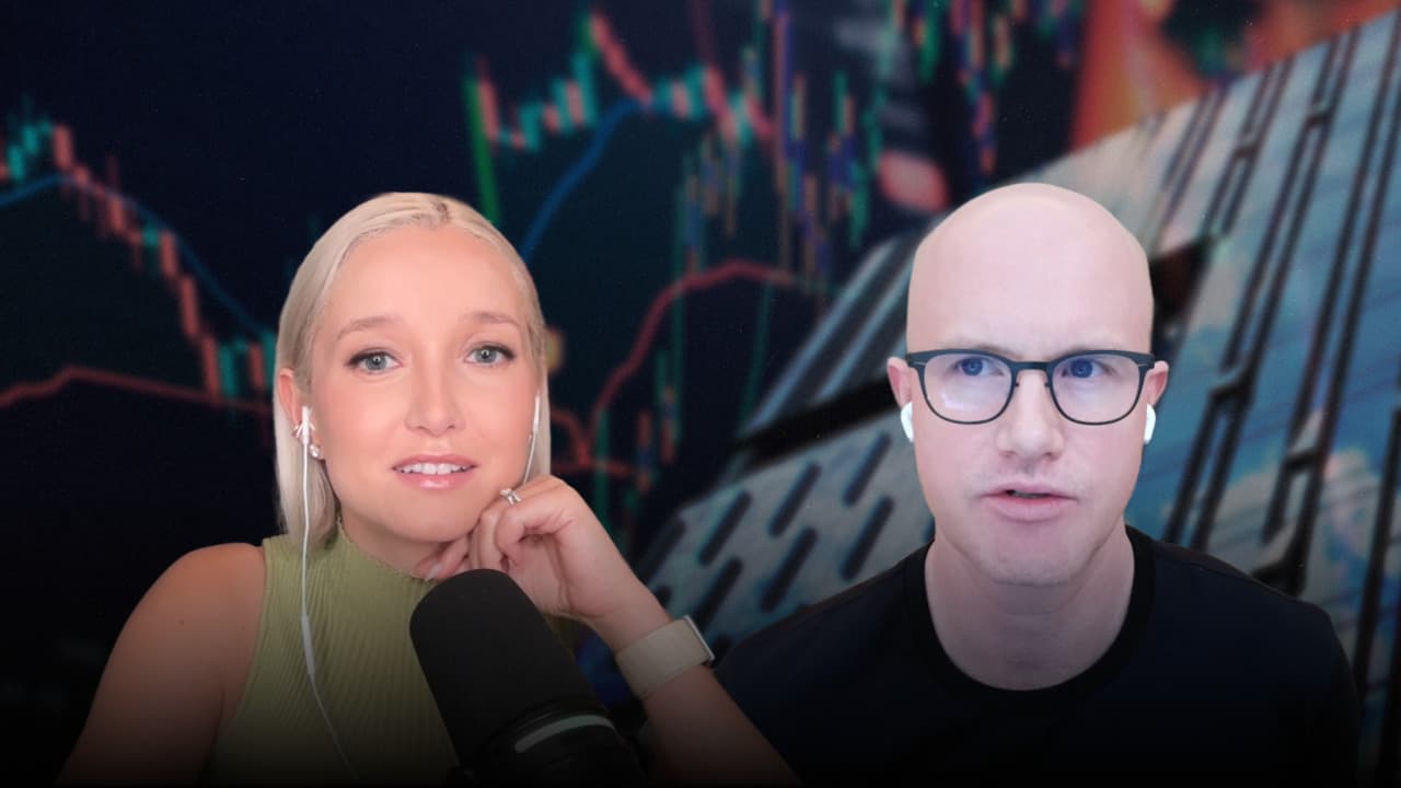 ბრაიან არმსტრონგი Coinbase-ის ოფისში