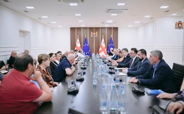 დავით სონღულაშვილი მეცხოველეობის სექტორის წარმომადგენლებთან შეხვედრისას