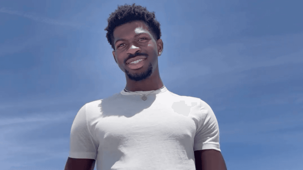Lil Nas X ვიდეომიმართვის დროს