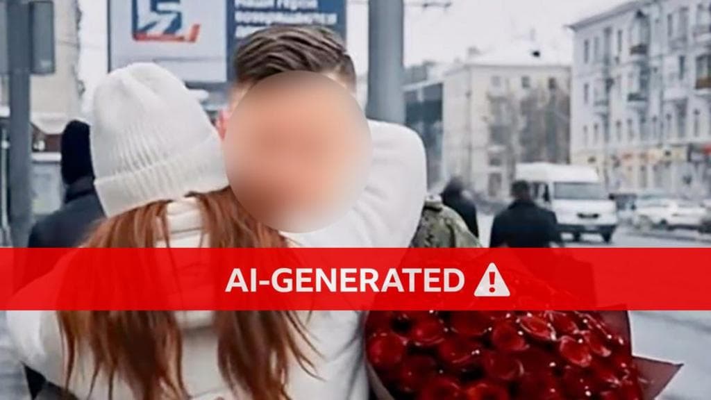 ხელოვნური ინტელექტით შექმნილი ვიდეო, სადაც ჯარისკაცი ოჯახს უბრუნდება