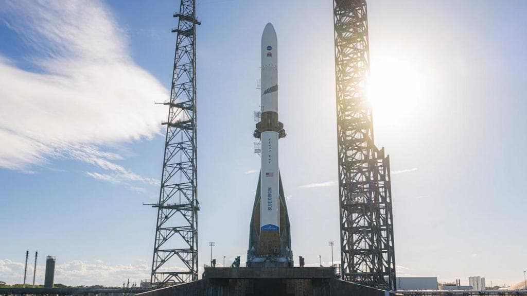 Blue Origin-ის რაკეტის აფეთქების კადრი კოსმოსურ პოლიგონზე