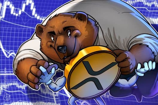 XRP-ის საბაზრო გრაფიკი და ტრანზაქციების ვარდნის დინამიკა