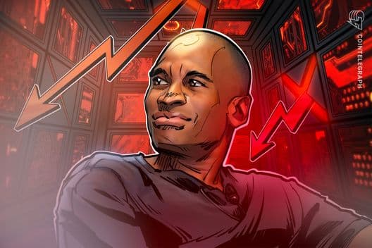 არტურ ჰეისის პორტრეტი და Worldcoin-ის ლოგო