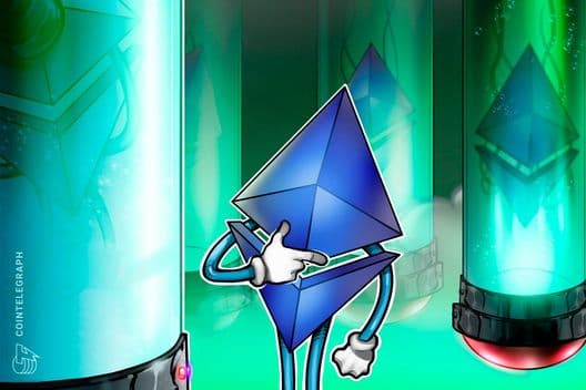 Ethereum-ის ფასის გრაფიკი ვარდნის დინამიკით