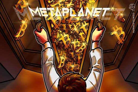 Metaplanet-ის ბიტკოინის მარაგის გრაფიკული მონაცემები