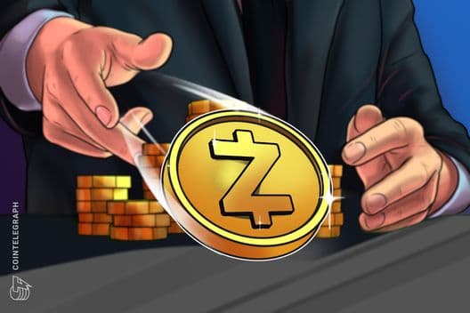 Zcash-ის ლოგო და ციფრული დაცვის კონცეფცია