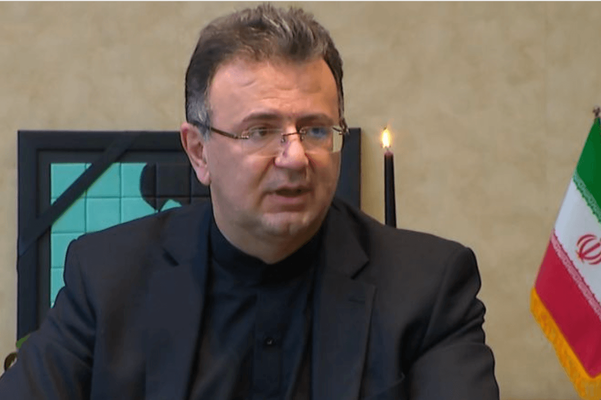 ირანის ელჩი საქართველოში სეიედ ალი მოჯანი პრესკონფერენციაზე