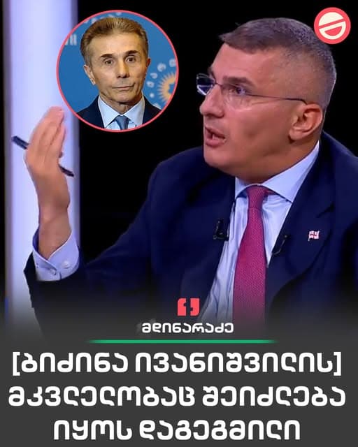 მამუკა მდინარაძე ტელევიზიის ეთერში