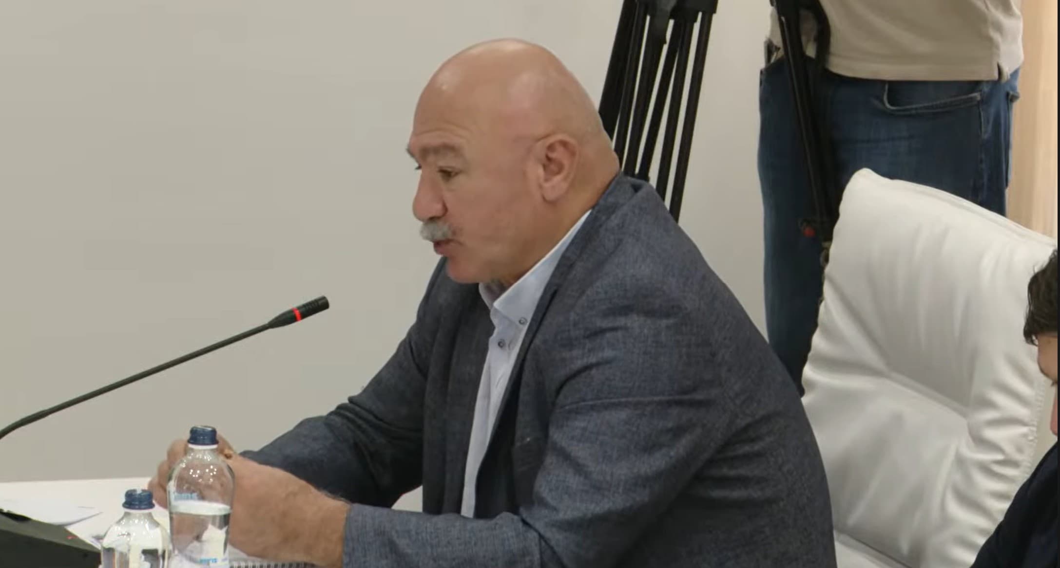 ვასილ მაღლაფერიძე საუბრობს პარლამენტის კულტურის კომიტეტის სხდომაზე