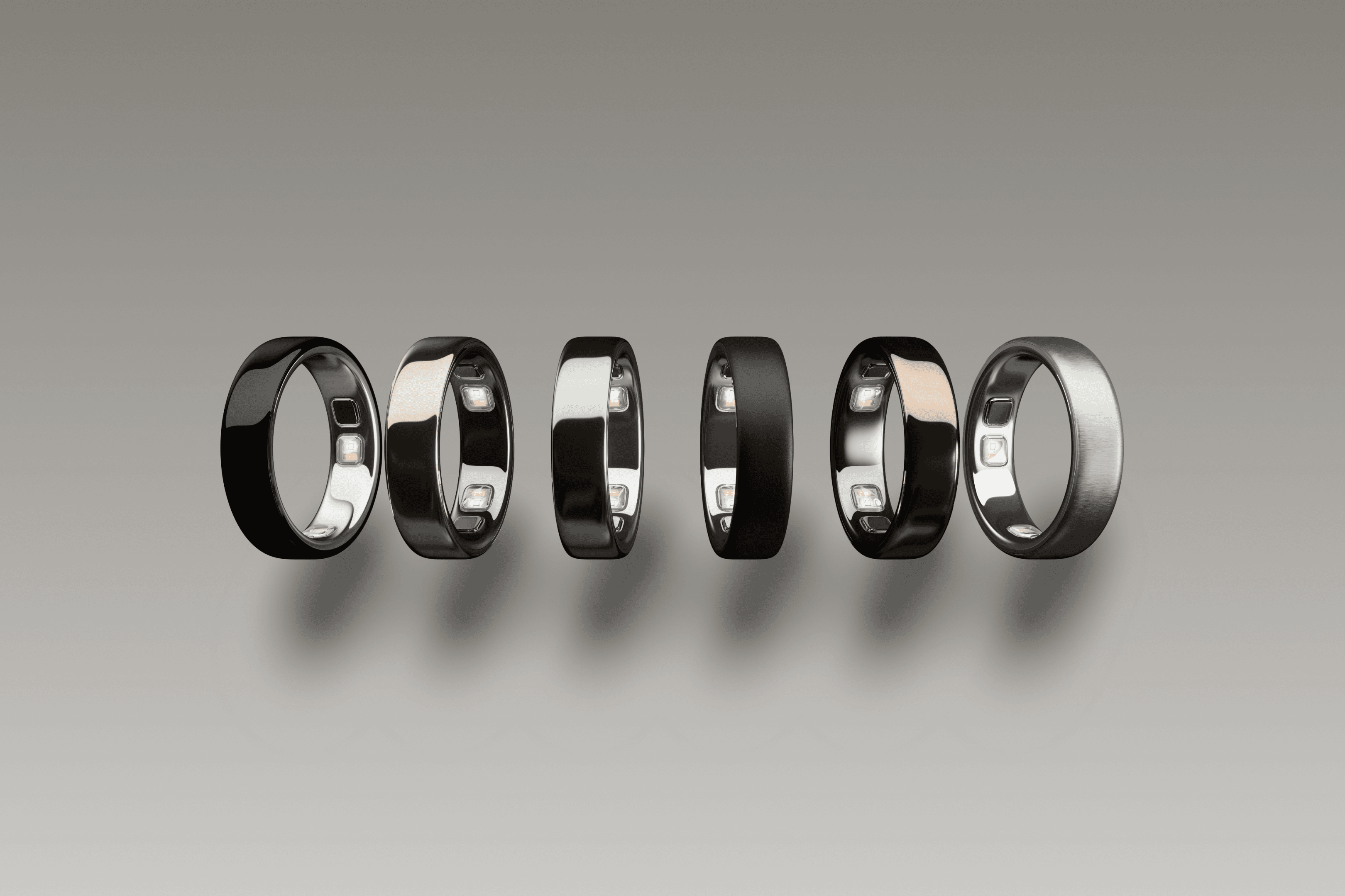 Oura Ring 5-ის ახალი, დახვეწილი დიზაინი სხვადასხვა ფერში