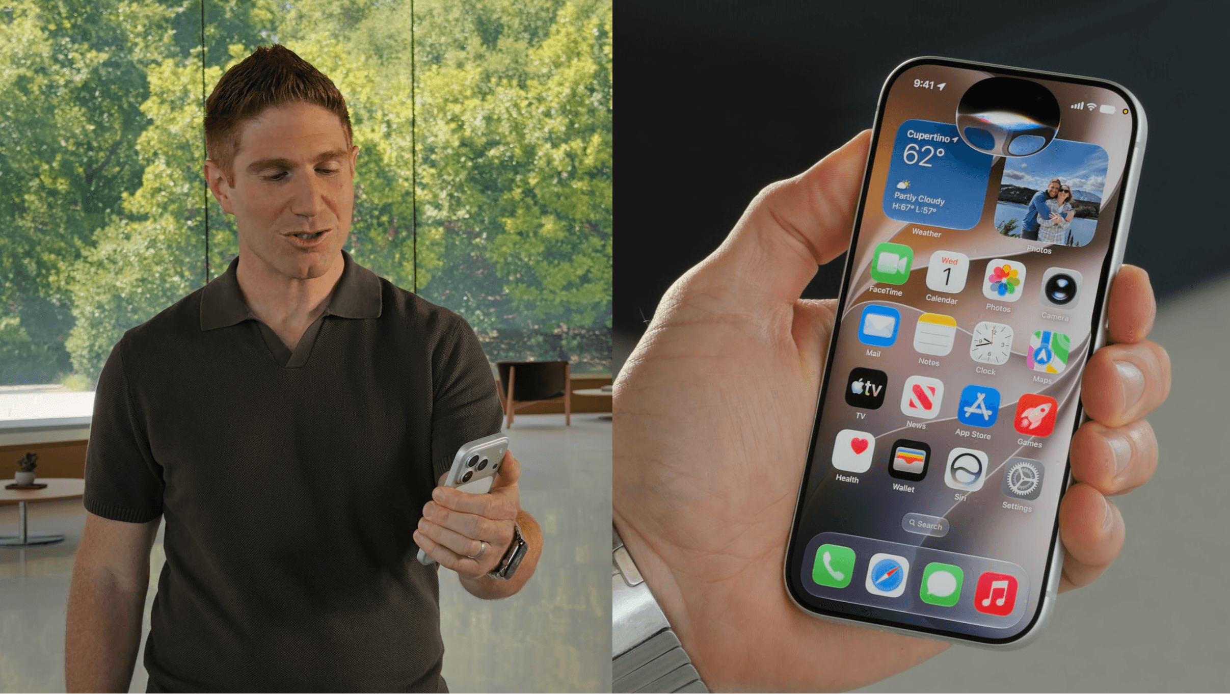 Apple-ის წარმომადგენელი WWDC 2026-ზე iPhone-ის ფუნქციებს ტესტავს