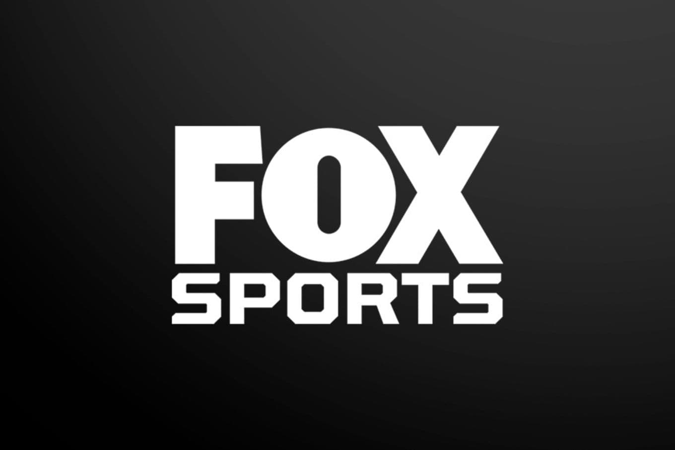 FOX Sports-ის ლოგო და სპორტული მოედნის ფოტო