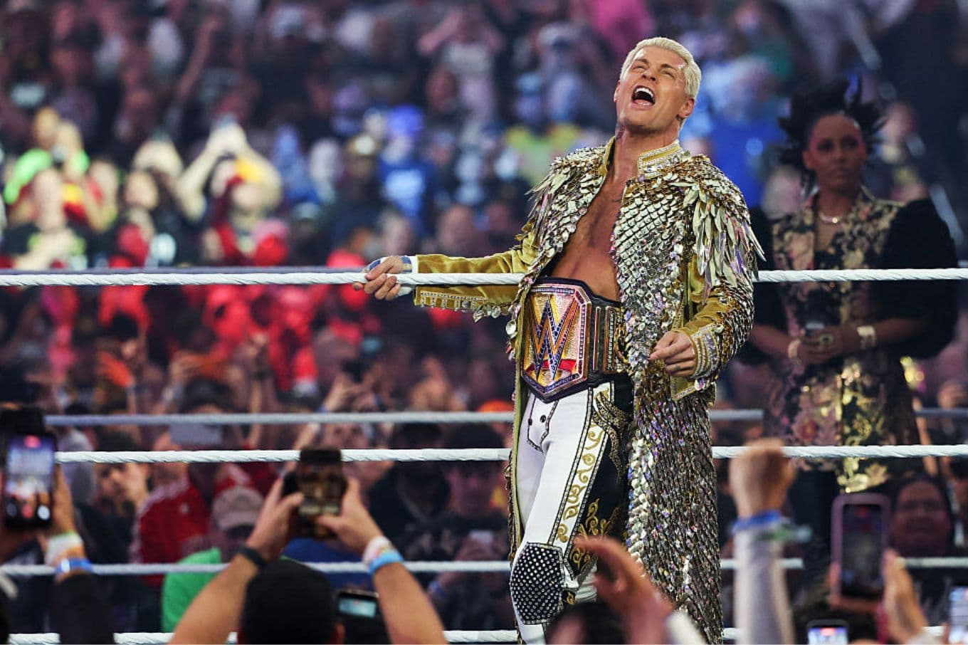 WWE-ის რესტლერები რინგზე იტალიაში გამართულ ღონისძიებაზე