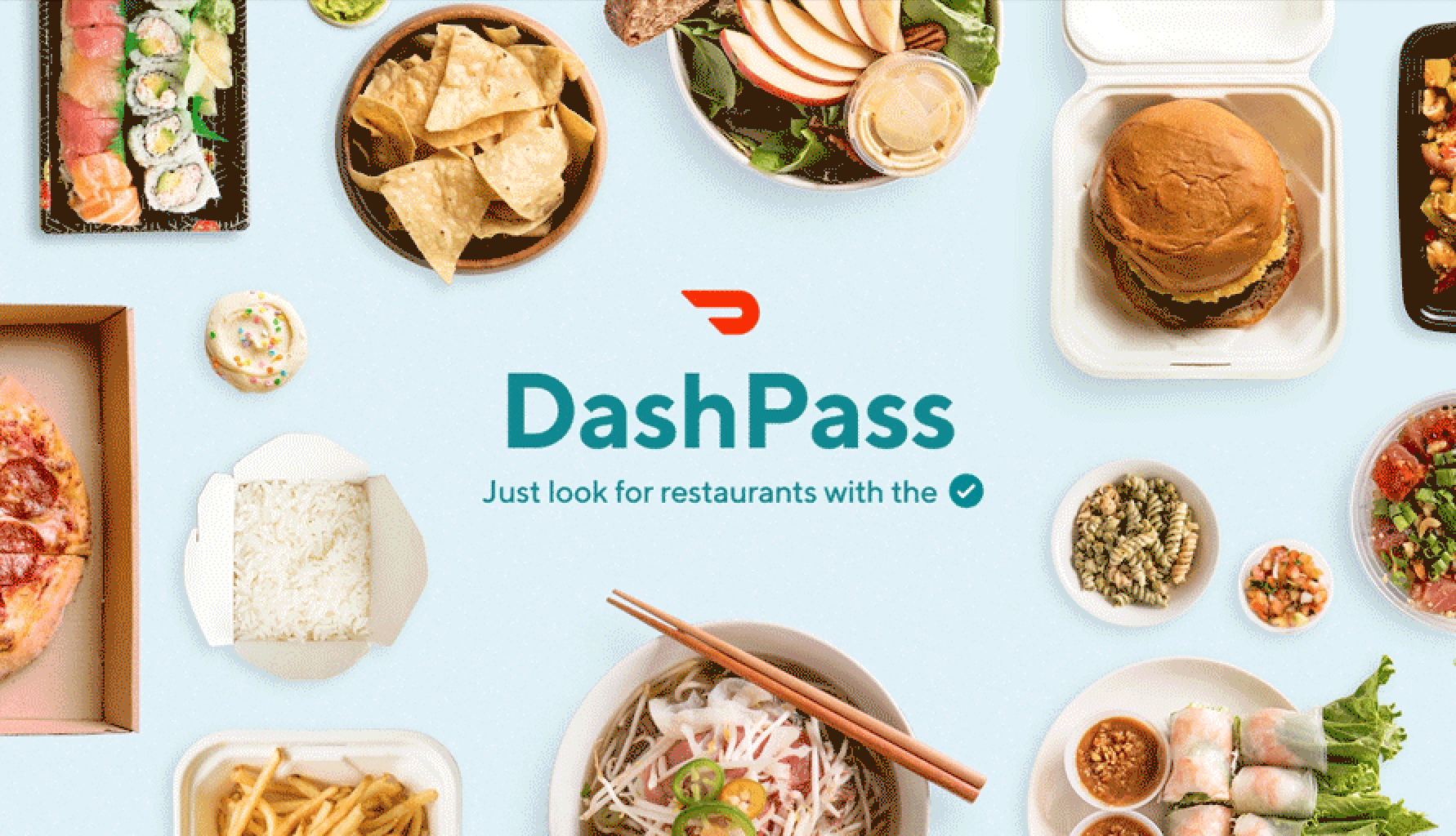 DoorDash-ის ბრენდირებული სარეკლამო მასალა მსოფლიო ჩემპიონატის თემატიკით
