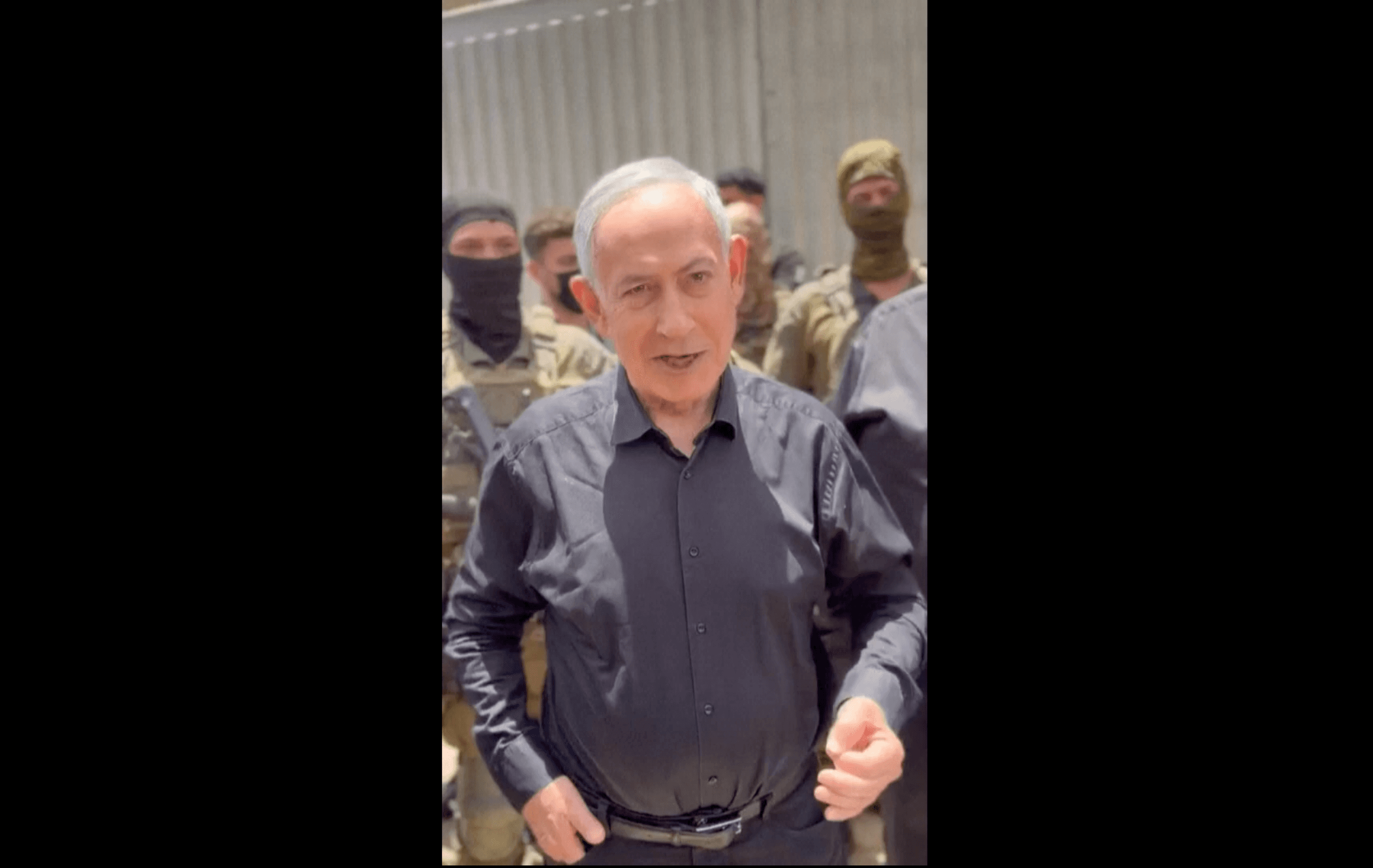 ბენიამინ ნეთანიაჰუ სამხედრო შტაბში