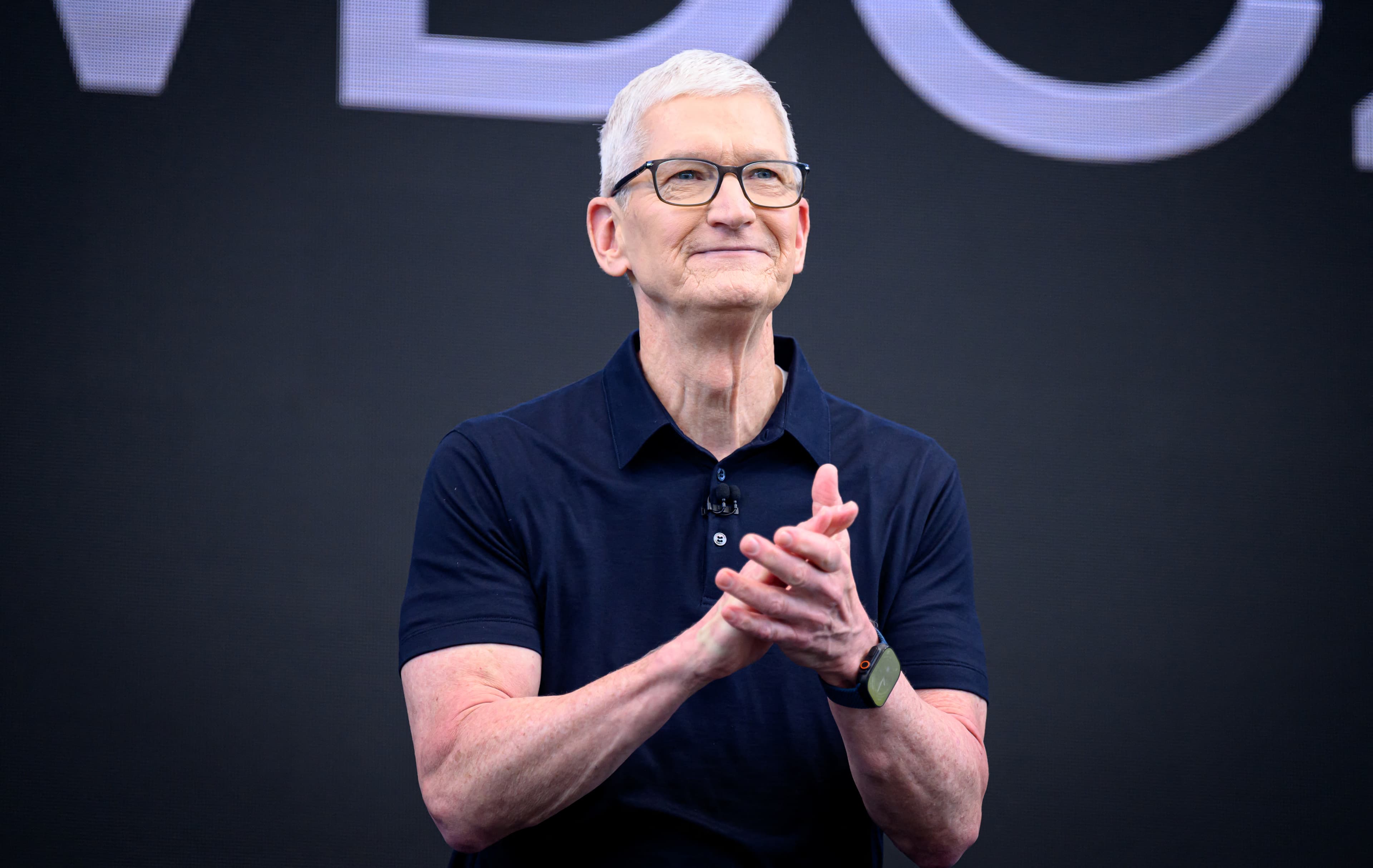 ტიმ კუკი Apple-ის პრეზენტაციაზე