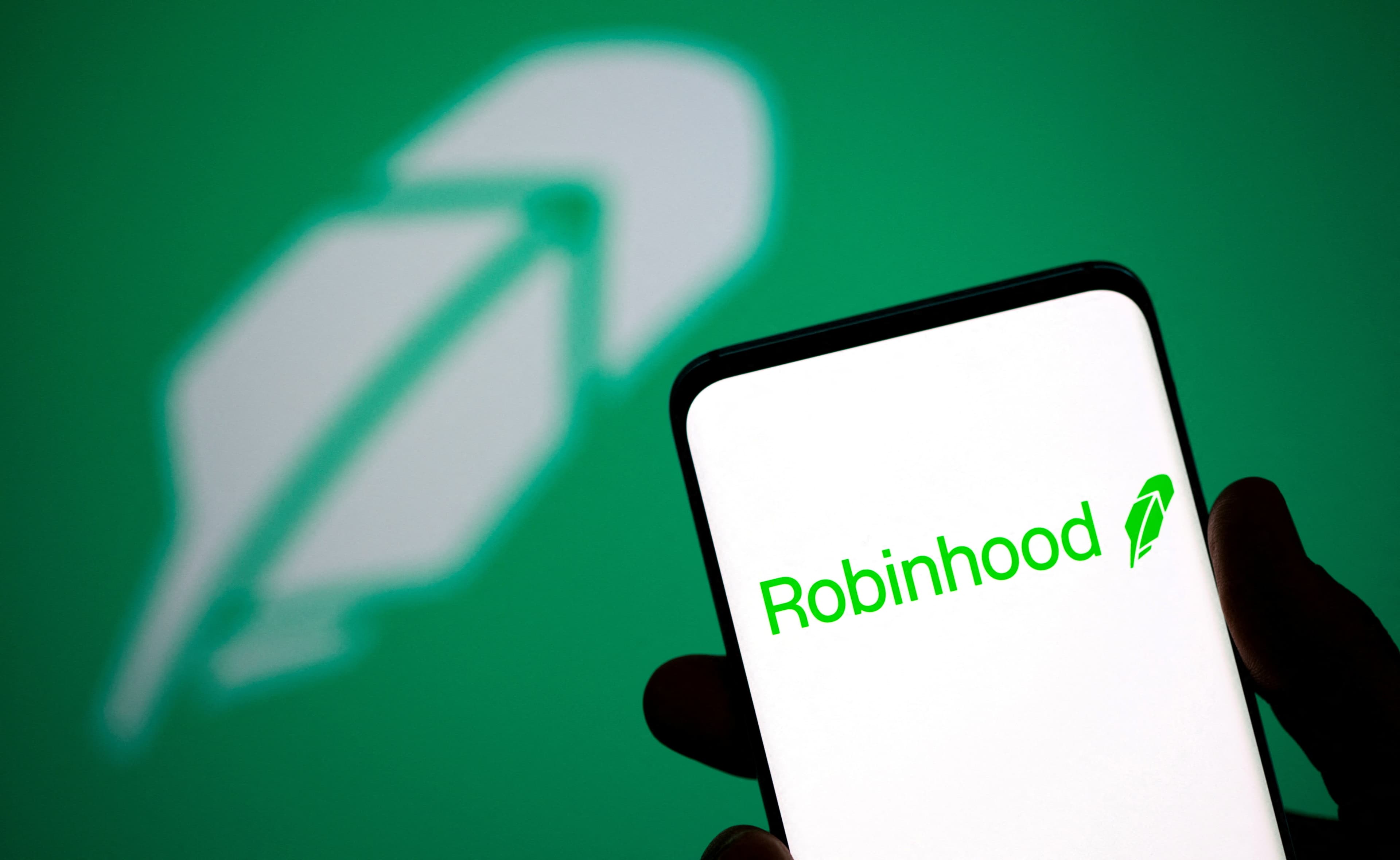 Robinhood-ის ოფისი და ლოგო
