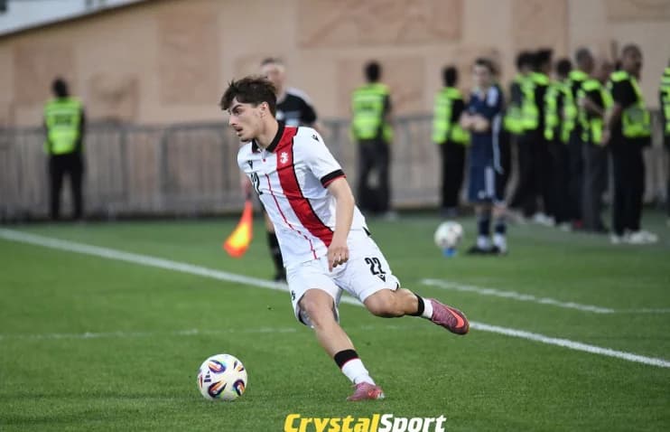 საბა ხარებაშვილი საქართველოს ნაკრების ფორმაში